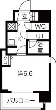 アクアプレイス梅田Ⅲの間取り画像