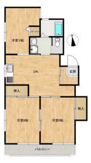 フラッツ吉島東の間取り画像