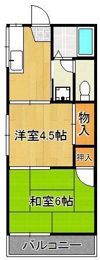 コーポネクストの間取り画像