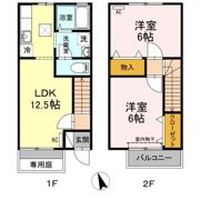 メルベーユMTの間取り画像