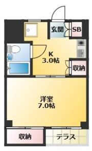 ハイツ・ブルネットの間取り画像