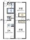 レオパレスピアチェーレの間取り画像