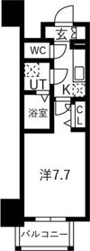 レジュールアッシュ梅田リュクスの間取り画像