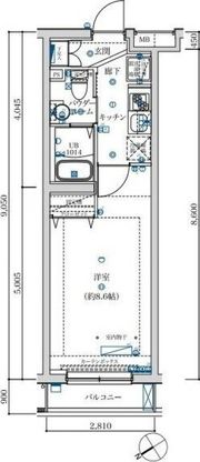 フェルクルールプレスト亀戸の間取り画像