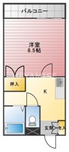 ハイツニュータウンBの間取り画像
