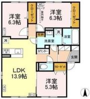 ORKA Village Aの間取り画像