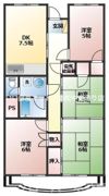 蓬莱マンションの間取り画像