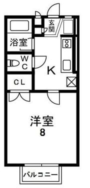 パークウッドKⅠの間取り画像