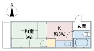 ムーニー若原の間取り画像