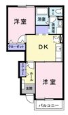 ハーモニーKⅡの間取り画像