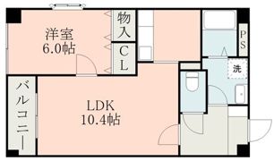 コートベネッセ熊本駅南の間取り画像