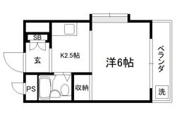 メゾン市川壱番館の間取り画像