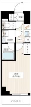 ルクシェール浅草の間取り画像