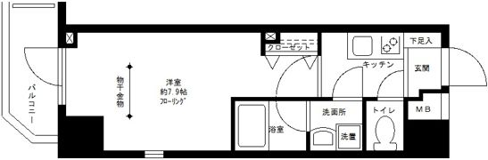 プライムアーバン白山の間取り画像