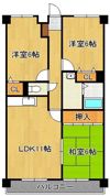 ウェルス嵐山の間取り画像