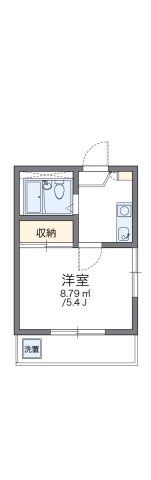 レオパレス横田の間取り画像