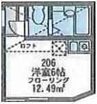 ユナイト藤棚カルメンシータの間取り画像