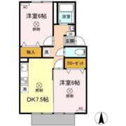 ファミール桃の郷 B棟の間取り画像