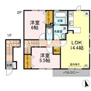 ルミエール太田 B棟の間取り画像