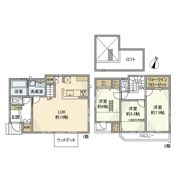 上鷺宮戸建の間取り画像