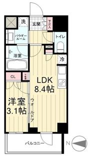 パレスステージ六町Ⅴの間取り画像
