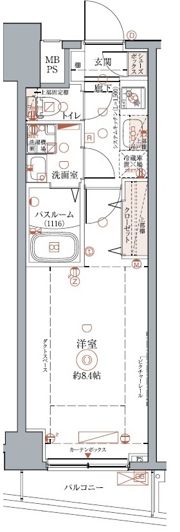 クレヴィスタ光が丘の間取り画像