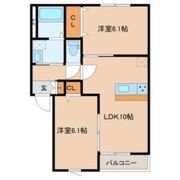 アスコット大代の間取り画像