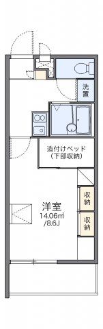 レオパレスコンフォール石橋Aの間取り画像