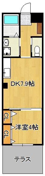 CIEL・BLEU A棟の間取り画像