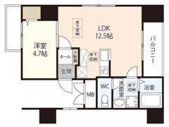 ソル高松の間取り画像