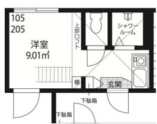 アヴァンティ高田馬場の間取り画像