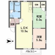 ディアスEAST A棟の間取り画像