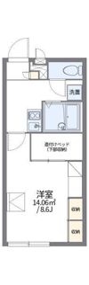 レオパレスクレールシェル さやの間取り画像