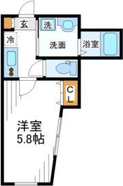 （仮称）桜木町新築アパートの間取り画像