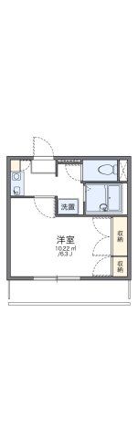 レオパレス舘町の間取り画像