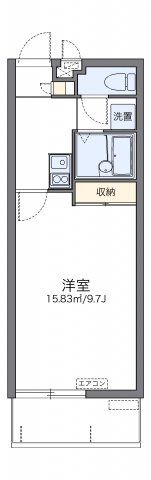 レオパレスラウレアの間取り画像