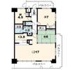 ライオンズマンション徳島富田橋の間取り画像