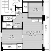 ビレッジハウス若葉1号棟の間取り画像