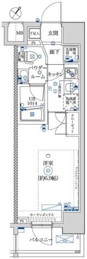 フェルクルールプレスト横浜弘明寺の間取り画像