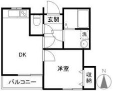 Tyコーポの間取り画像