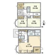 野崎戸建の間取り画像