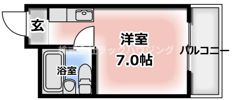 大宝門真CTスクエアⅠの間取り画像