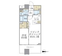 シティタワー銀座東の間取り画像