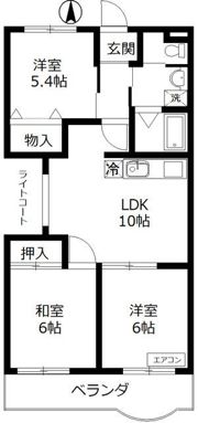 キーストン93の間取り画像