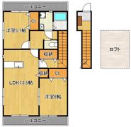 ヴィオーレ直方の間取り画像