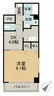 ウエセン幟町の間取り画像