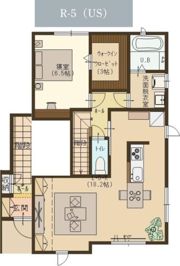 ユーソニアン三条・東新保Aの間取り画像