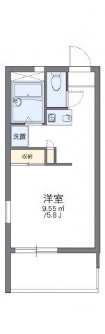レオパレスヴィルヌーブの間取り画像