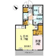 D-room五福の間取り画像