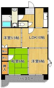 ブランペルルの間取り画像